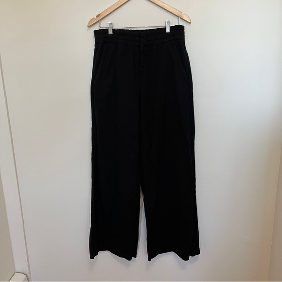 AG Renee Sweatpant Wide Leg Black Size M - Picture 3 of 7